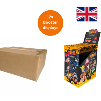 Naruto TCG: First set 2nd Edition Booster packs CDU 24 booster packs each (12 pcs) case