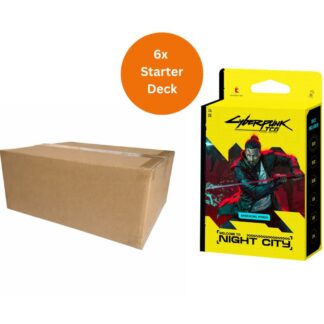 Cyberpunk TCG – Welcome to Night City Starter Deck – Embracing Power (Case)