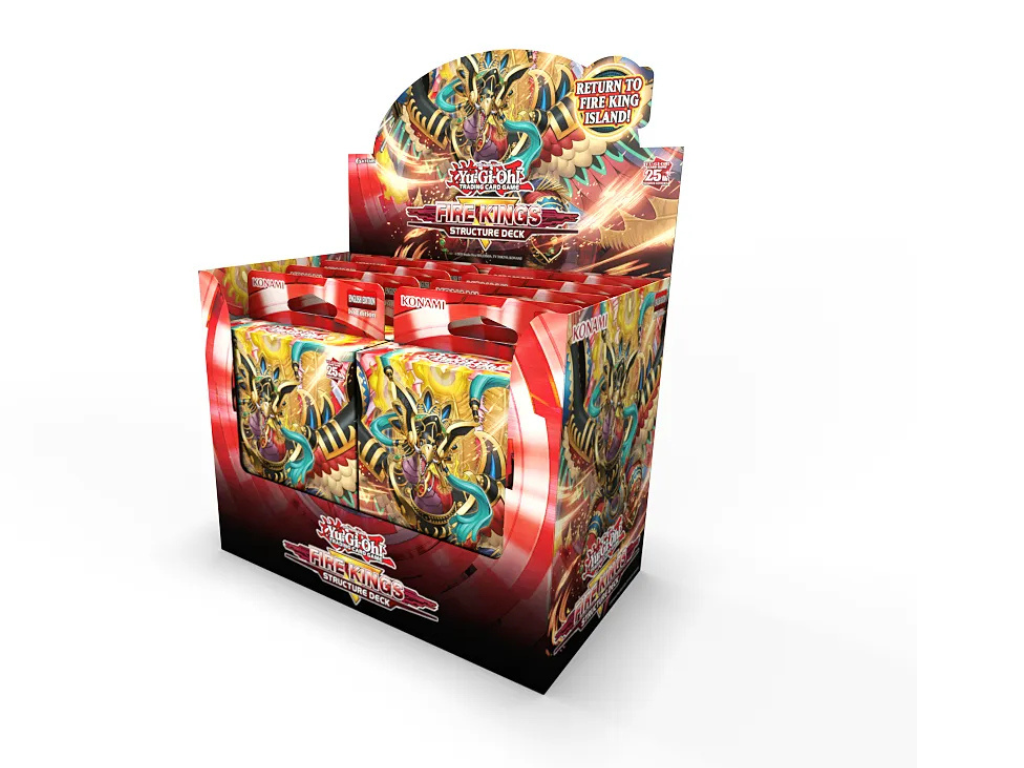 YU-GI-OH! Fire Kings Structure Deck Display (8 pcs)